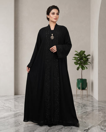 Premium Black Arabian Abaya